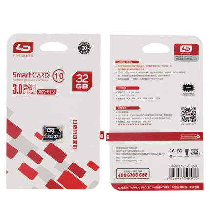 LD 32GB High Speed Class 10 TF/Micro SDXC UHS-1(U1) Memory Card-garmade.com