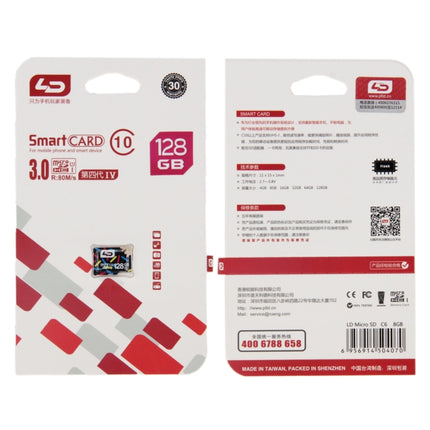 LD 128GB High Speed Class 10 TF/Micro SDXC UHS-1(U1) Memory Card-garmade.com
