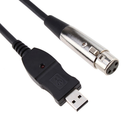 USB Microphone Cable, Cable Length: 3.5M-garmade.com