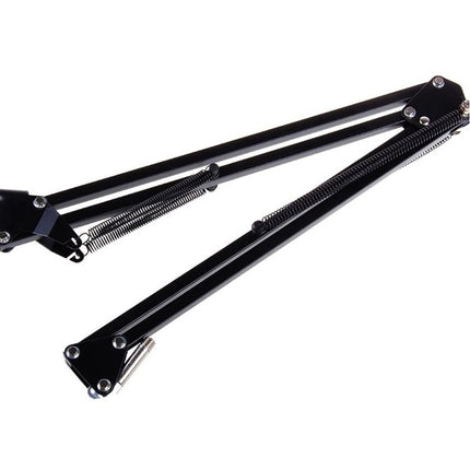 NB-35 Adjustable Table Mount Recording Microphone Suspension Arm Stand Clip Holder, For Studio Recording, Live Broadcast, Live Show, KTV, etc.(Black)-garmade.com