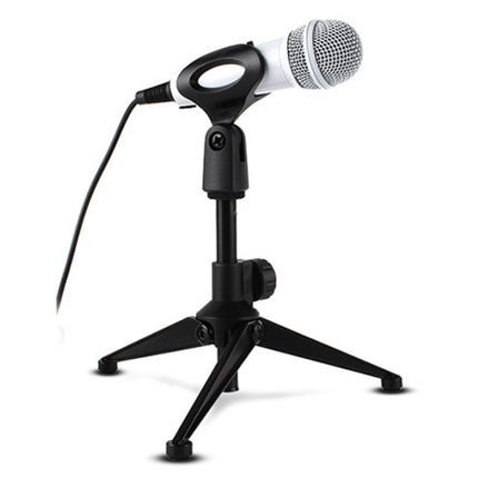 Extendable Adjustable Microphone Tripod Desktop Stand, Height: 19.5-24.5cm, For Live Broadcast, Show, KTV, etc-garmade.com