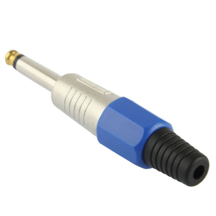 6.35mm Male Plug Microphone Patch Snake Cable TRS Connector Adapter-garmade.com