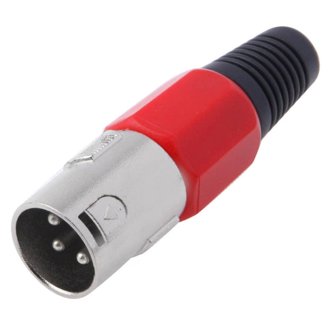 3 Pin XLR Male Plug Microphone Connector Adapter-garmade.com