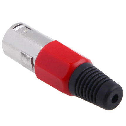 3 Pin XLR Male Plug Microphone Connector Adapter-garmade.com