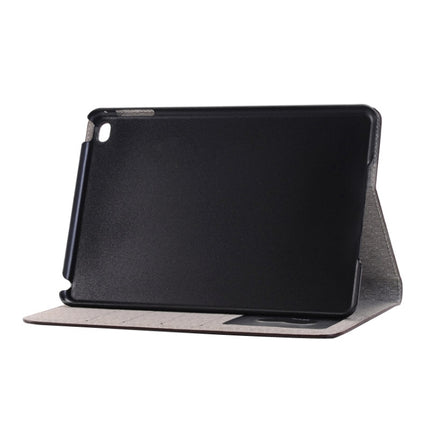 Grid Texture Horizontal Flip Smart Leather Case with Holder & Card Slots & Wallet for iPad Mini 4(Brown)-garmade.com