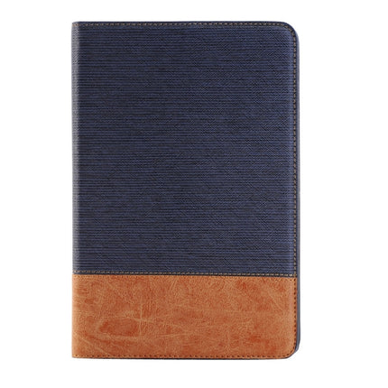 Cross Texture Horizontal Flip Smart Leather Case with Holder & Card Slots & Wallet for iPad Mini 4(Dark Blue)-garmade.com