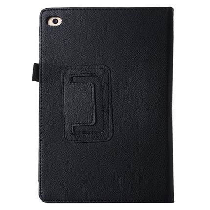 Litchi Texture Horizontal Flip PU Leather Protective Case with Holder for iPad mini 4(Black)-garmade.com