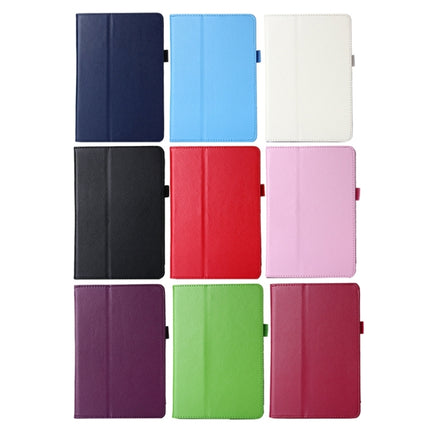 Litchi Texture Horizontal Flip PU Leather Protective Case with Holder for iPad mini 4(Black)-garmade.com