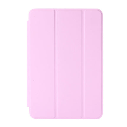 Horizontal Flip Solid Color Leather Case with Holder & Sleep / Wake-up Function for iPad mini 4(Pink)-garmade.com