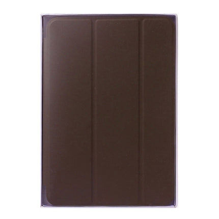 Horizontal Flip Solid Color Leather Case with Holder & Sleep / Wake-up Function for iPad mini 4(Brown)-garmade.com