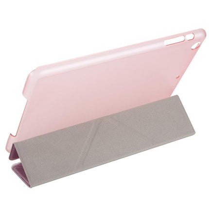 Silk Texture Horizontal Flip Leather Case with Three-Folding Holder for iPad mini 4(Red)-garmade.com