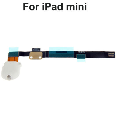 OEM Version Audio Jack Ribbon Flex Cable for iPad mini 1 / 2 / 3 (White)-garmade.com