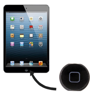 Home Button for iPad mini 1 / 2 / 3 (Black)-garmade.com