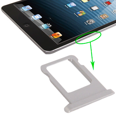 Version SIM Card Tray Bracket for iPad mini (WLAN + Celluar Version)(Silver)-garmade.com
