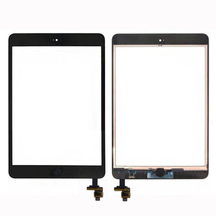 Touch Glass Digitizer Screen + IC Chip + Control Flex Assembly for iPad mini & iPad mini 2(Black)-garmade.com