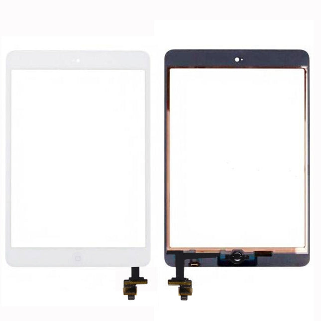 Touch Glass Digitizer Screen + IC Chip + Control Flex Assembly for iPad mini & iPad mini 2(White)-garmade.com