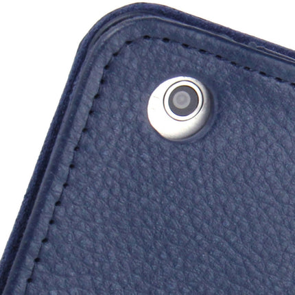 2-fold Litchi Texture Flip Leather Case with Holder Function for iPad mini 1 / 2 / 3-garmade.com