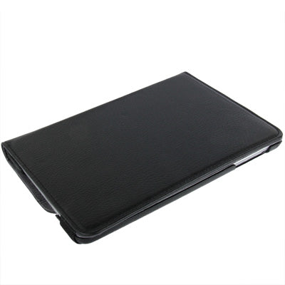 360 Degree Rotation Leather Case with Holder for iPad mini 1 / 2 / 3 (Black)-garmade.com