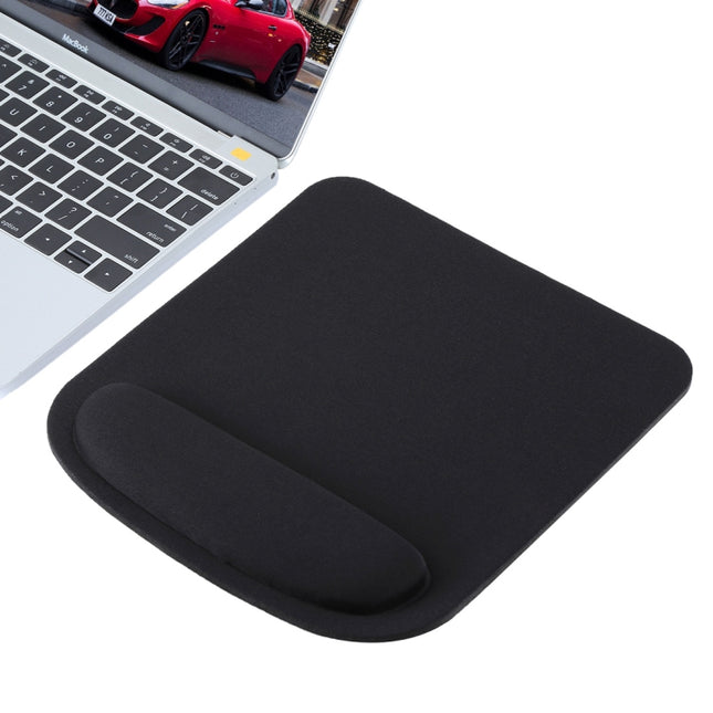 Cloth Wrist Rest Mouse Pad(Black)-garmade.com