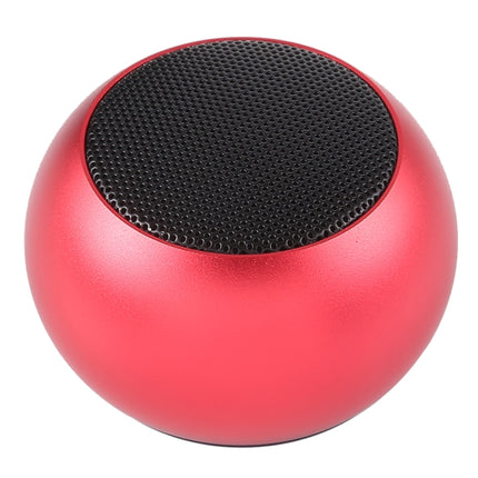 Mini Metal Wireless Bluetooth Speaker, Hands-free, LED Indicator(Red)-garmade.com