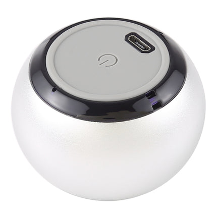 Mini Metal Wireless Bluetooth Speaker, Hands-free, LED Indicator(Silver)-garmade.com