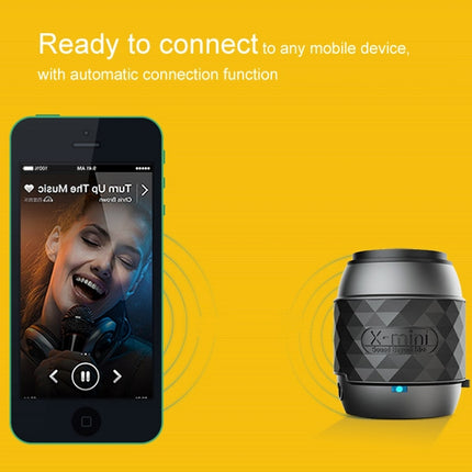 Mobile Portable Hands-free & NFC Bluetooth Stereo Speaker(Black)-garmade.com