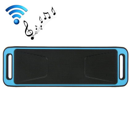 Portable Stereo Wireless Bluetooth Music Speaker, Support Hands-free Answer Phone & FM Radio & TF Card, For iPhone, Galaxy, Sony, Lenovo, HTC, Huawei, Google, LG, Xiaomi, other Smartphones(Blue)-garmade.com