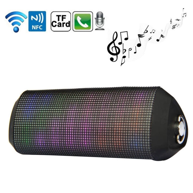 YM-339 2 x 5W Bluetooth Speaker with LED Lights, Support TF Card-garmade.com