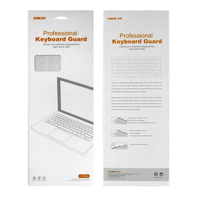 ENKAY TPU Soft Keyboard Protector Cover Skin for MacBook Pro / Air (13.3 inch / 15.4 inch / 17.3 inch)(Transparent)-garmade.com