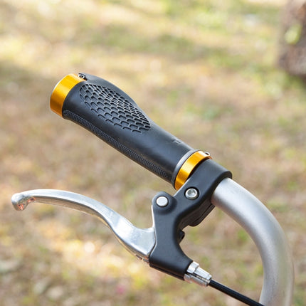 OQSPORT 2 PCS Bike Hand Grips Covers Bilateral Lock MTB Bicycle Anti-slip Handlebar Grips-garmade.com