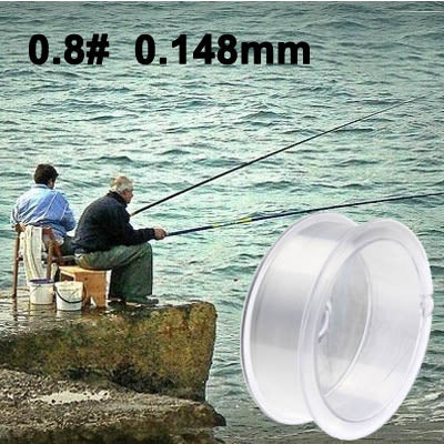 100m Extra Strong 0.8# 0.148mm 3.5kg Dedicated to the River Fishing Falcon Fishing Line (White)-garmade.com