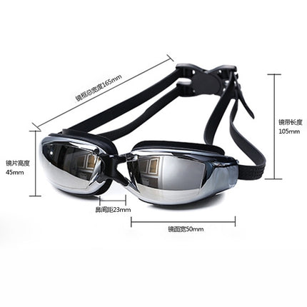 Professional Swimming Goggle Glasses(Blue)-garmade.com