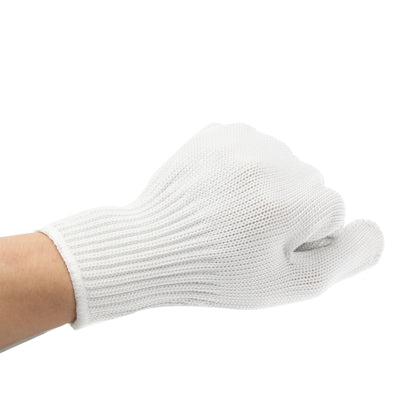 1 Pairs Self Defense Device Weapon Tool Anti-Static Cut-Resistant Gloves(White)-garmade.com