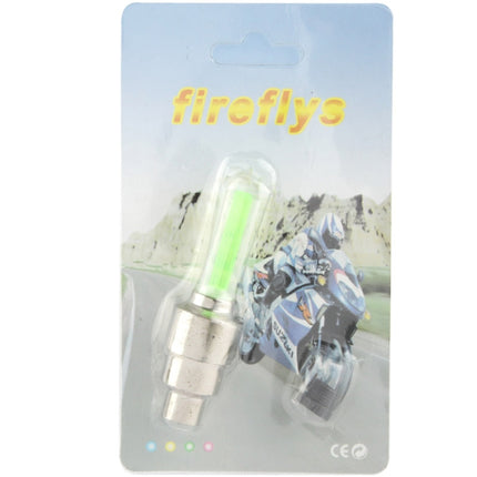 2 PCS Fireflies Series Motion Activated LED Wheel Lights for Bikes and Cars(Green)-garmade.com