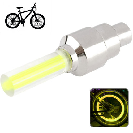 2 PCS Fireflies Series Motion Activated LED Wheel Lights for Bikes and Cars(Yellow)-garmade.com