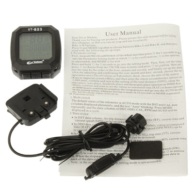 LCD Electronic Bicycle Speedometer (YT-823)-garmade.com