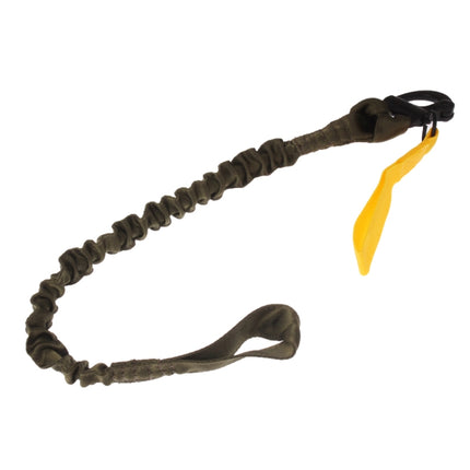 Breakaway Safety Lanyard Strap Rope / Quick Release Buckle Safety Rope / Helicopter Insurance Rope(Army Green)-garmade.com