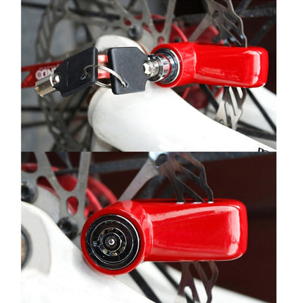 Safety Anti-theft Disk Brake Rotor Lock for Bicycle Motorcycle Scooter, Random Color Delivery-garmade.com
