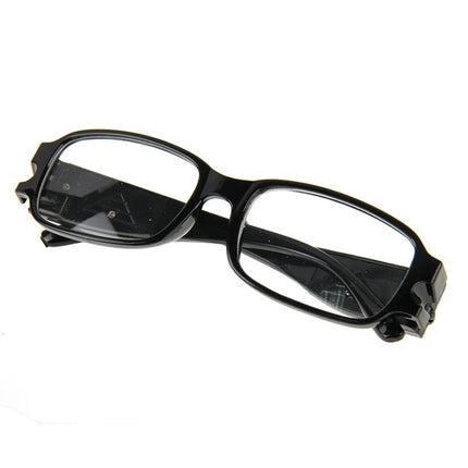 UV Protection White Resin Lens Reading Glasses with Currency Detecting Function, +2.50D-garmade.com