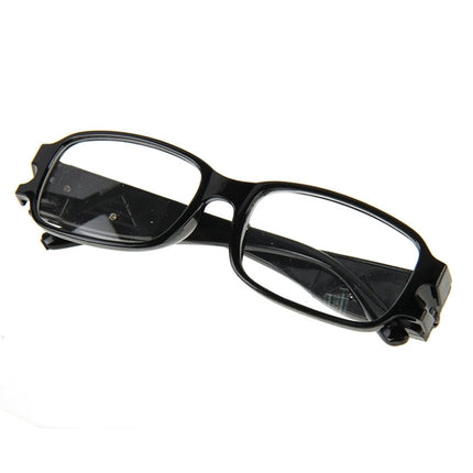 UV Protection White Resin Lens Reading Glasses with Currency Detecting Function, +3.00D-garmade.com