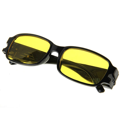 UV Protection Yellow Resin Lens Reading Glasses with Currency Detecting Function, +1.00D-garmade.com