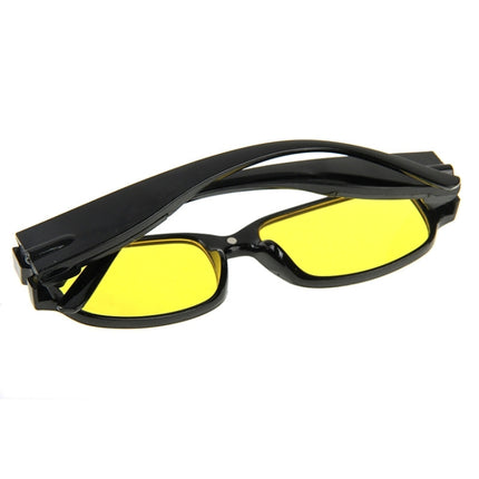 UV Protection Yellow Resin Lens Reading Glasses with Currency Detecting Function, +3.50D-garmade.com