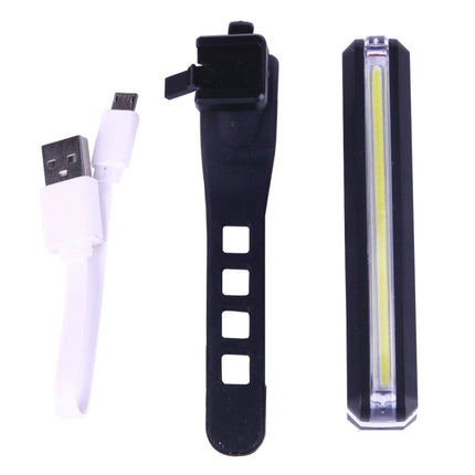 RPL-2266 5-mode 100LM USB Rechargeable Bicycle COB LED Taillights(White Light)-garmade.com