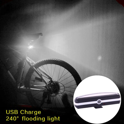 RPL-2266 5-mode 100LM USB Rechargeable Bicycle COB LED Taillights(White Light)-garmade.com