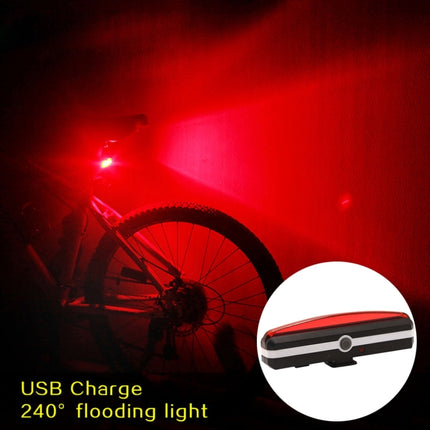 RAYPAL RPL-2266 USB Rechargeable COB LED Bike Taillight with Handlebar Mount-garmade.com