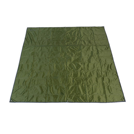 Waterproof Oxford Cloth 420D Oxford Material Camping Picnic Beach Tent Roof Tarp (Size: 215x215cm)(Army Green)-garmade.com