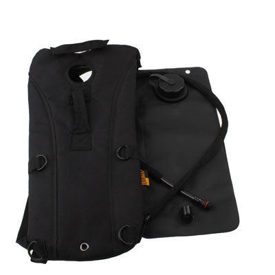 2.5L Duffle Nylon Waterbag Backpack with Tube / Waterbag(Black)-garmade.com