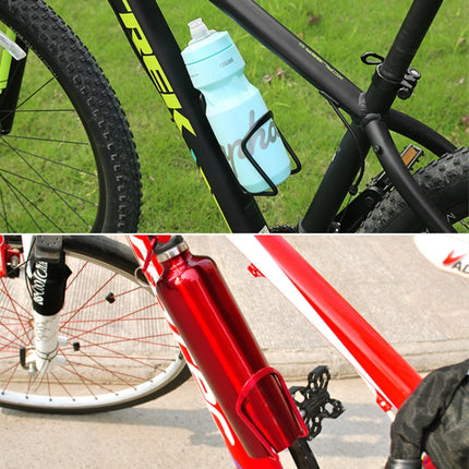 Portable Drinking Cup Water Bottle Cage Holder Bottle Carrier Bracket Stand for Bike(Silver)-garmade.com