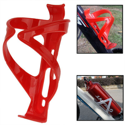 High-strength Plastic Portable Drinking Cup Water Bottle Cage Holder Bottle Carrier Bracket Stand for Bike(Red)-garmade.com