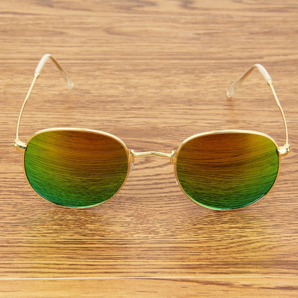 UV400 UV Protection Metal Frame AC Lens Sunglasses-garmade.com